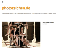 Tablet Screenshot of photozeichen.de